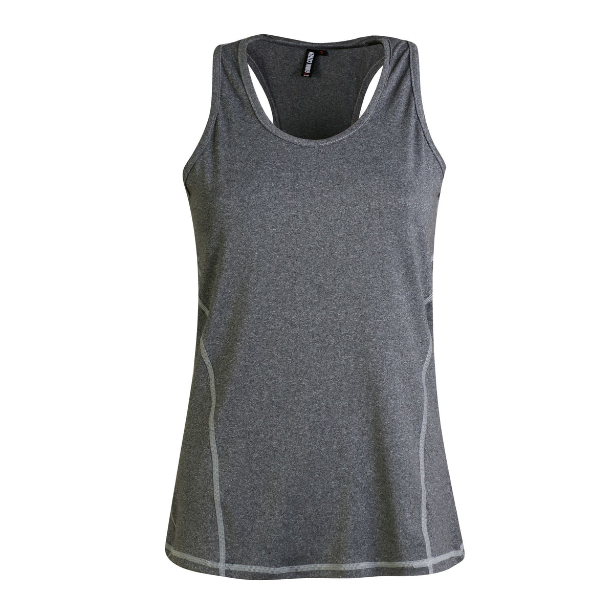 165gsm Ladies' Active Top - Graphite Melange -  While Stocks Last