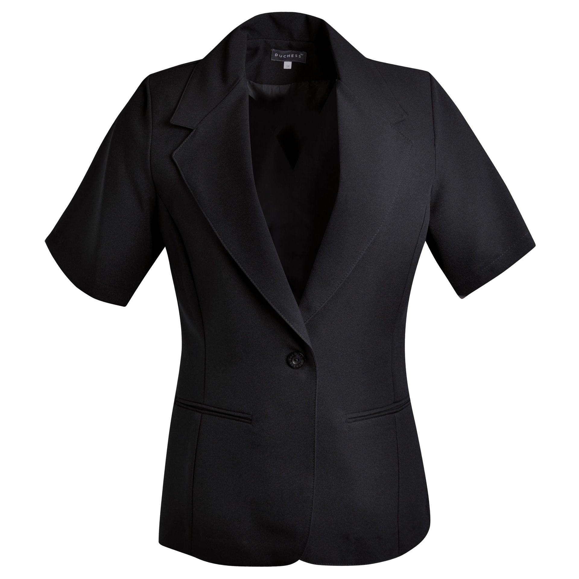 Rosa Jacket Short Sleeve - Black - End Of Range