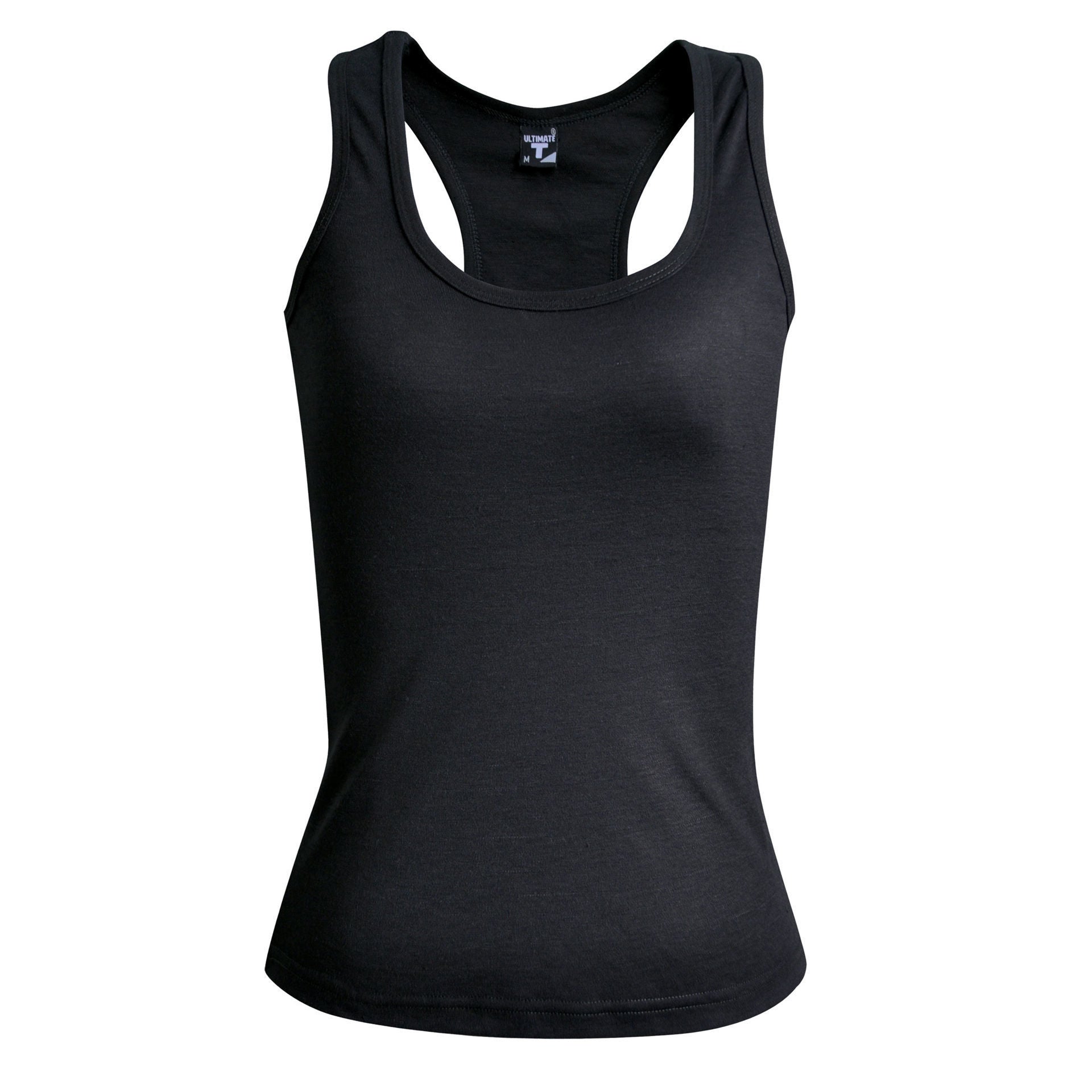 Ladies Racerback Top - Black - While Stock Last