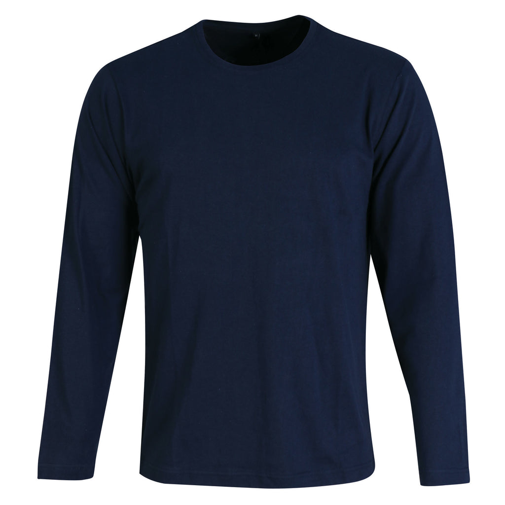 150gsm Men’s Fashion Fit T-Shirt - long sleeve - Charcoal - End Of Range