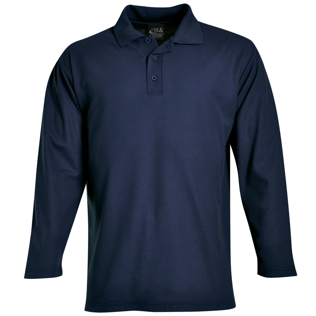 175gsm Long Sleeve Pique Knit Polo