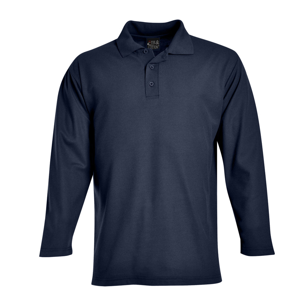 175gsm Long Sleeve Pique Knit Polo