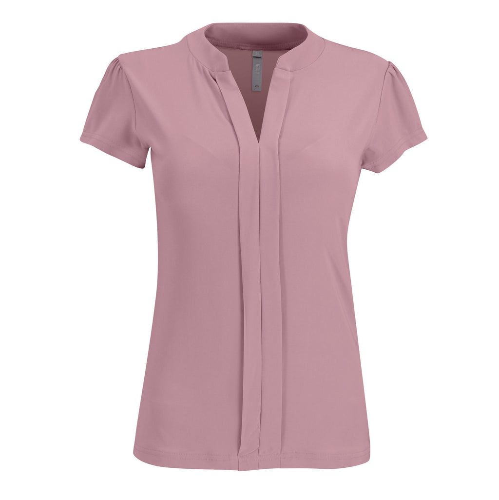 Emma  Blouse - Short Sleeve - Dusty Pink