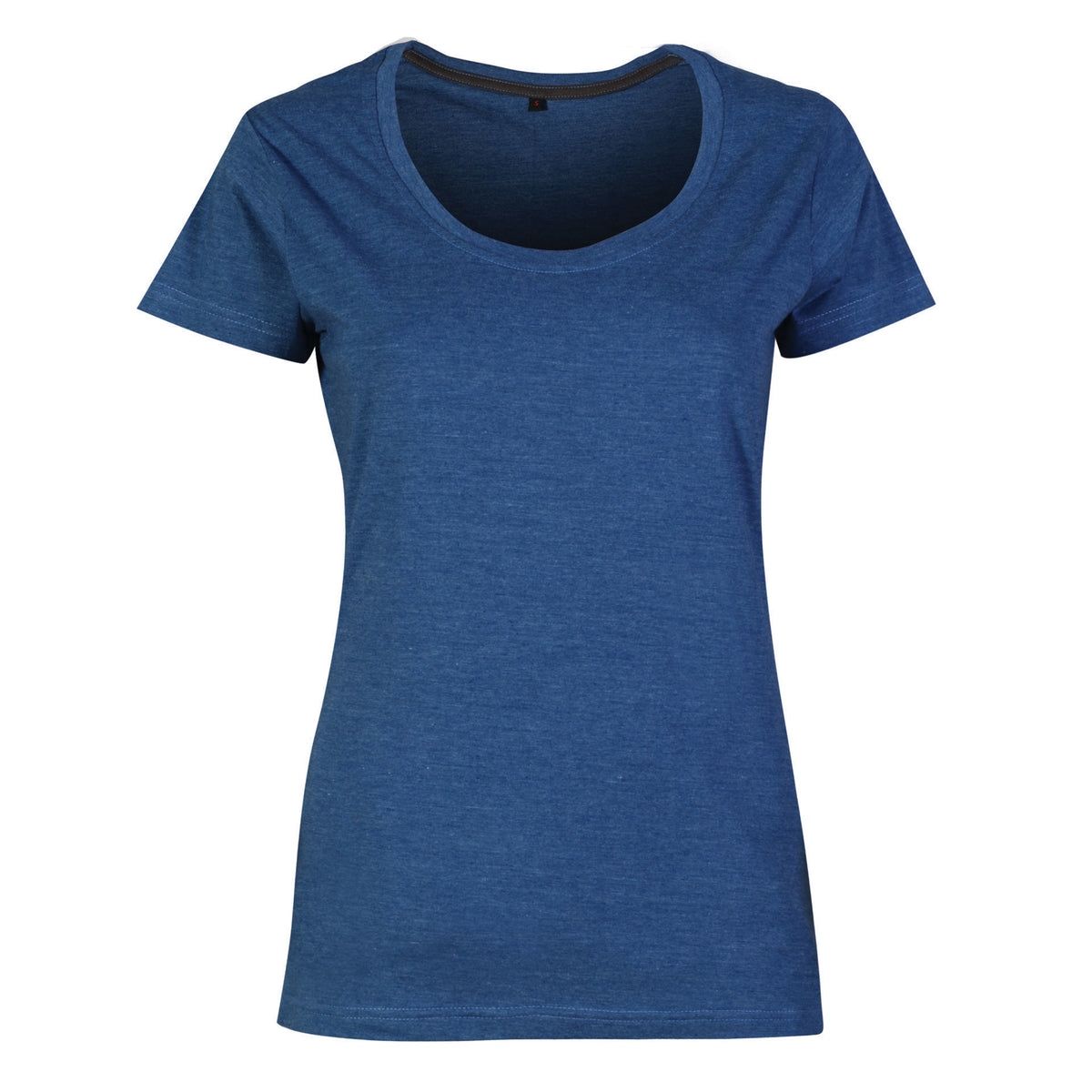 150gsm Ladies’ Fashion Fit T-Shirt  - Mid Blue Melange - While Stocks Last