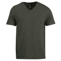 140g Urban Lifestyle V-Neck T-Shirt  -  Army green melange - While Stocks Last