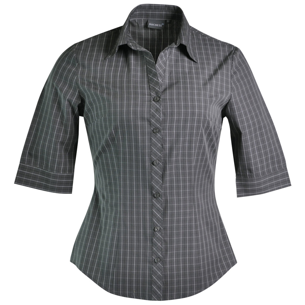 Donna Blouse 3/4 Sleeve - Check 3 - End Of Range