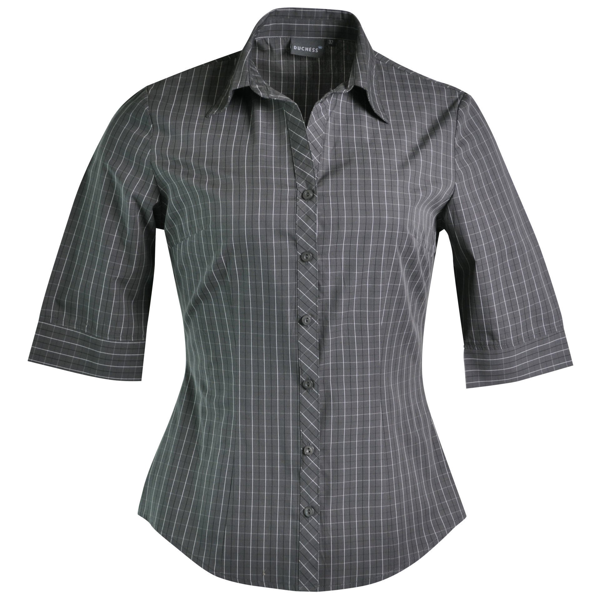 Donna Blouse 3/4 Sleeve - Check 3 - End Of Range