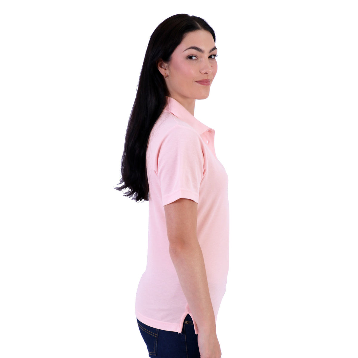 175gsm Ladies’ Classic Pique Knit Polo - Hot Pink - While Stocks Last