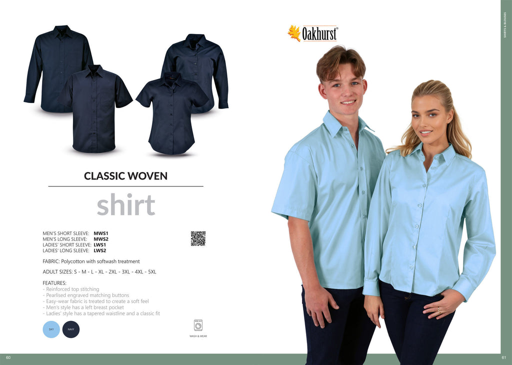 Classic Woven Shirt Long Sleeve
