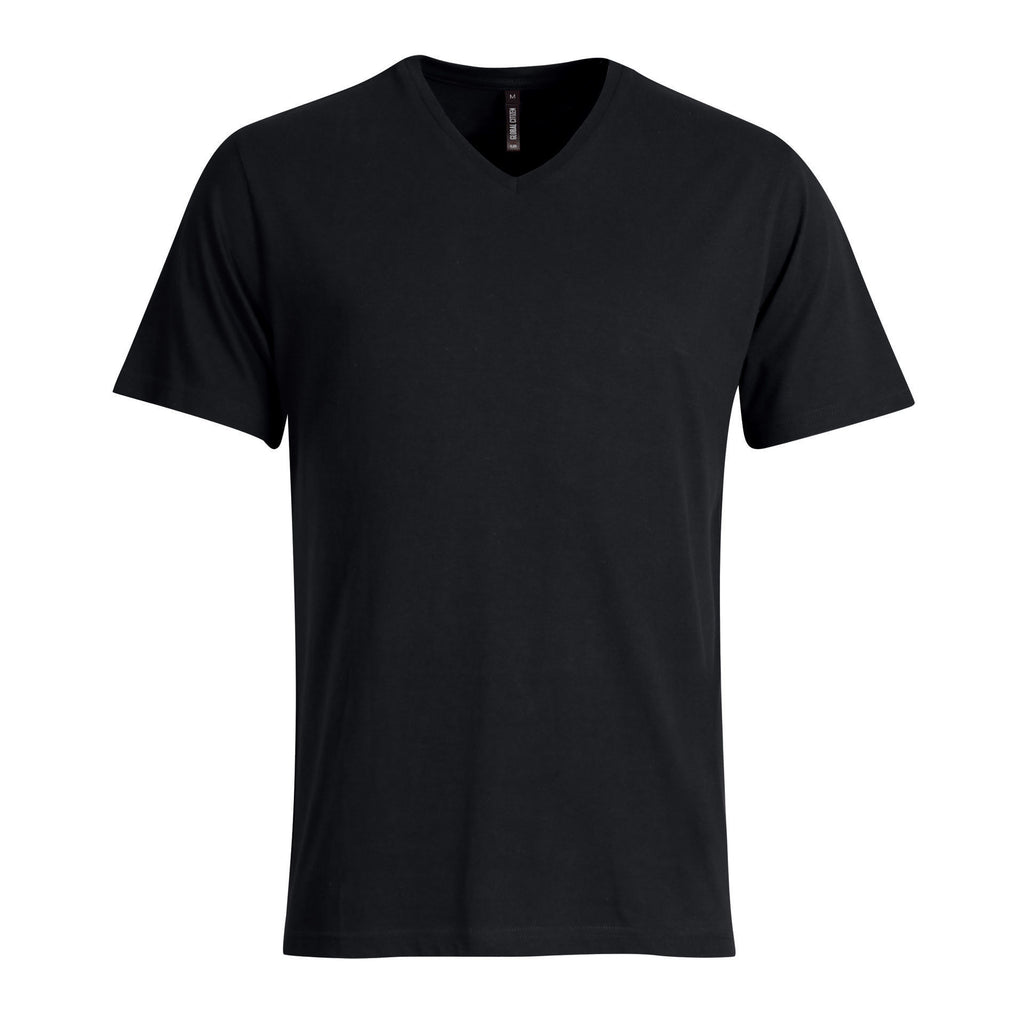 140gsm Urban Lifestyle V-Neck T-Shirt - Black - While Stocks Last