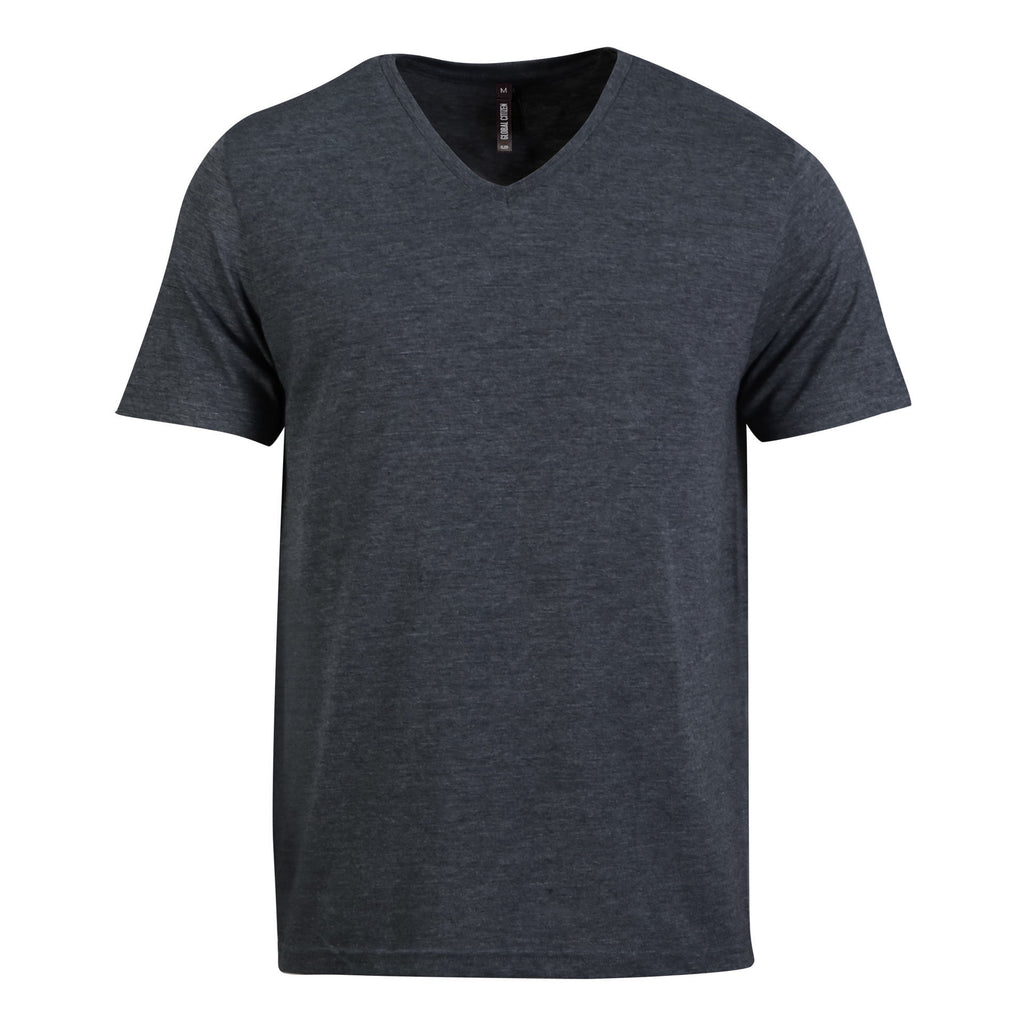 140gsm Urban Lifestyle V-Neck T-Shirt  - Graphite Melange - While Stocks Last