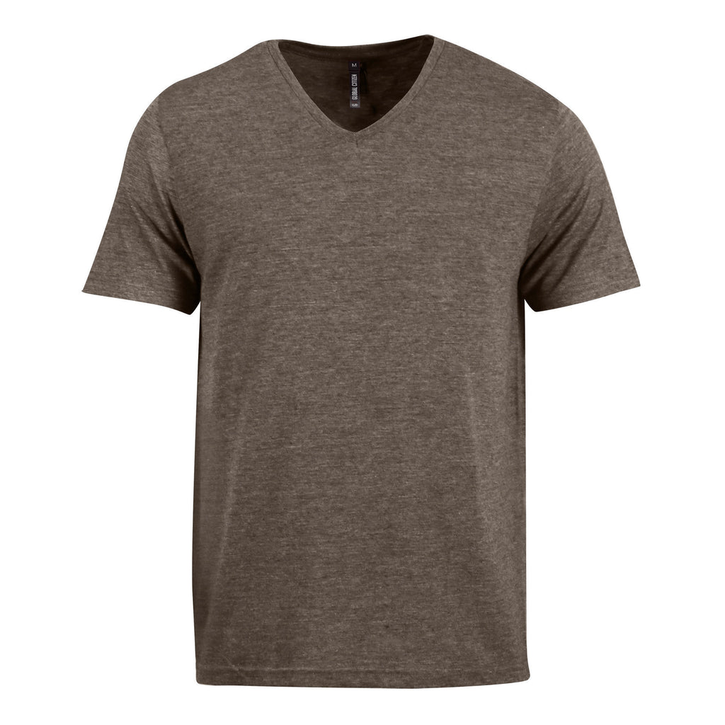 140gsm Urban Lifestyle V-Neck T-Shirt - Combat Melange - End Of Range