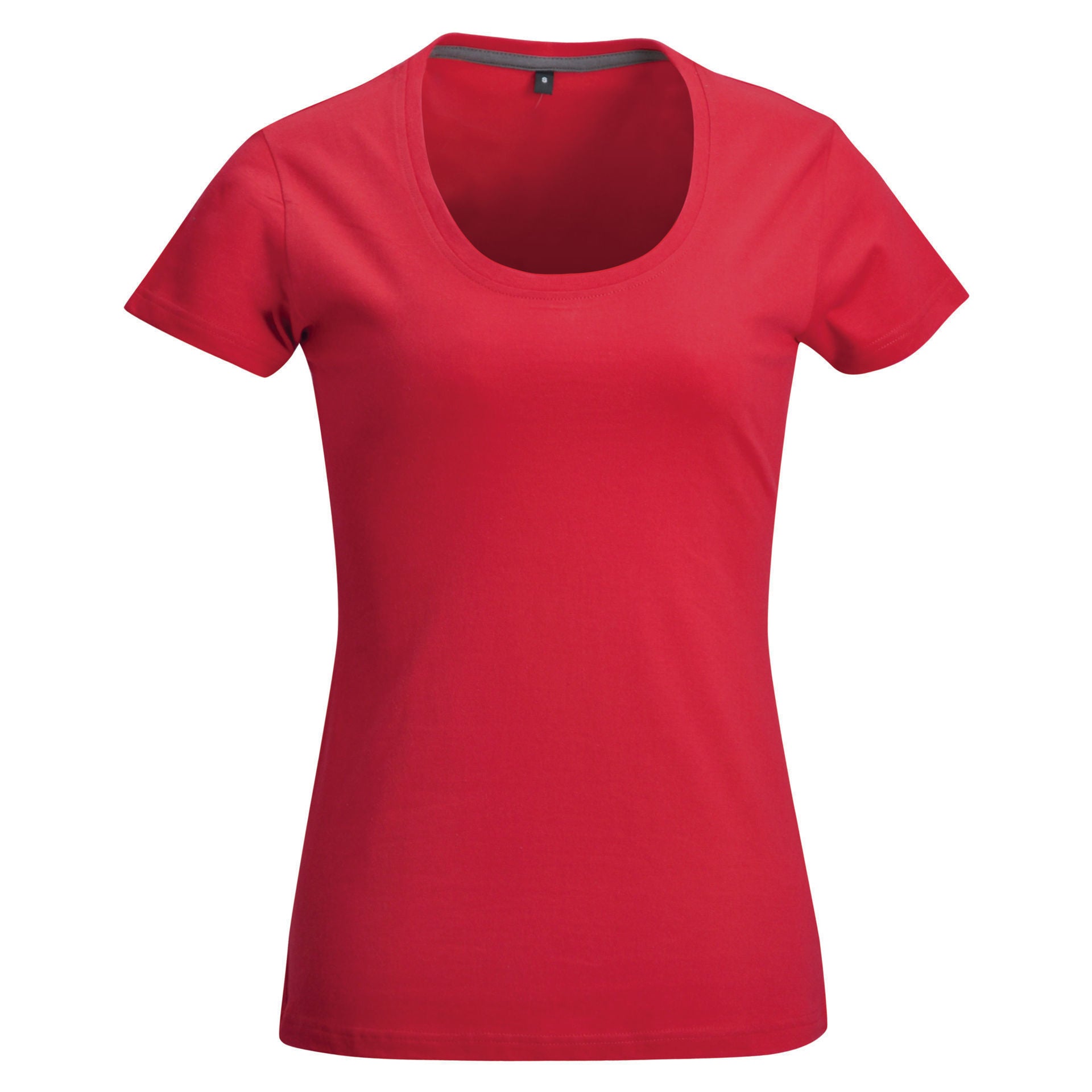 Ladies 150g Fashion Fit T-Shirt - Red - End Of Range