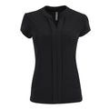 Emma  Blouse - Short Sleeve - Black - End of Range
