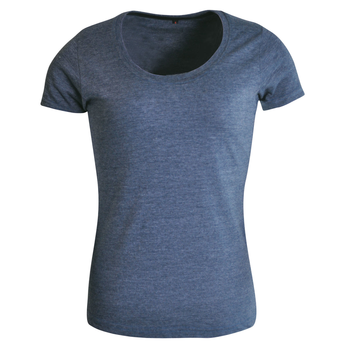 150gsm Ladies’ Fashion Fit T-Shirt - Ash navy melange - End of range