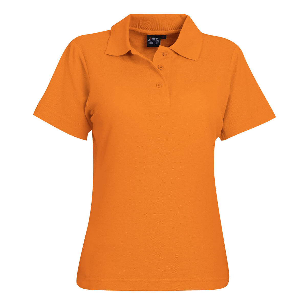 175g Ladies’ Classic Pique Knit Polo - Orange - End Of Range