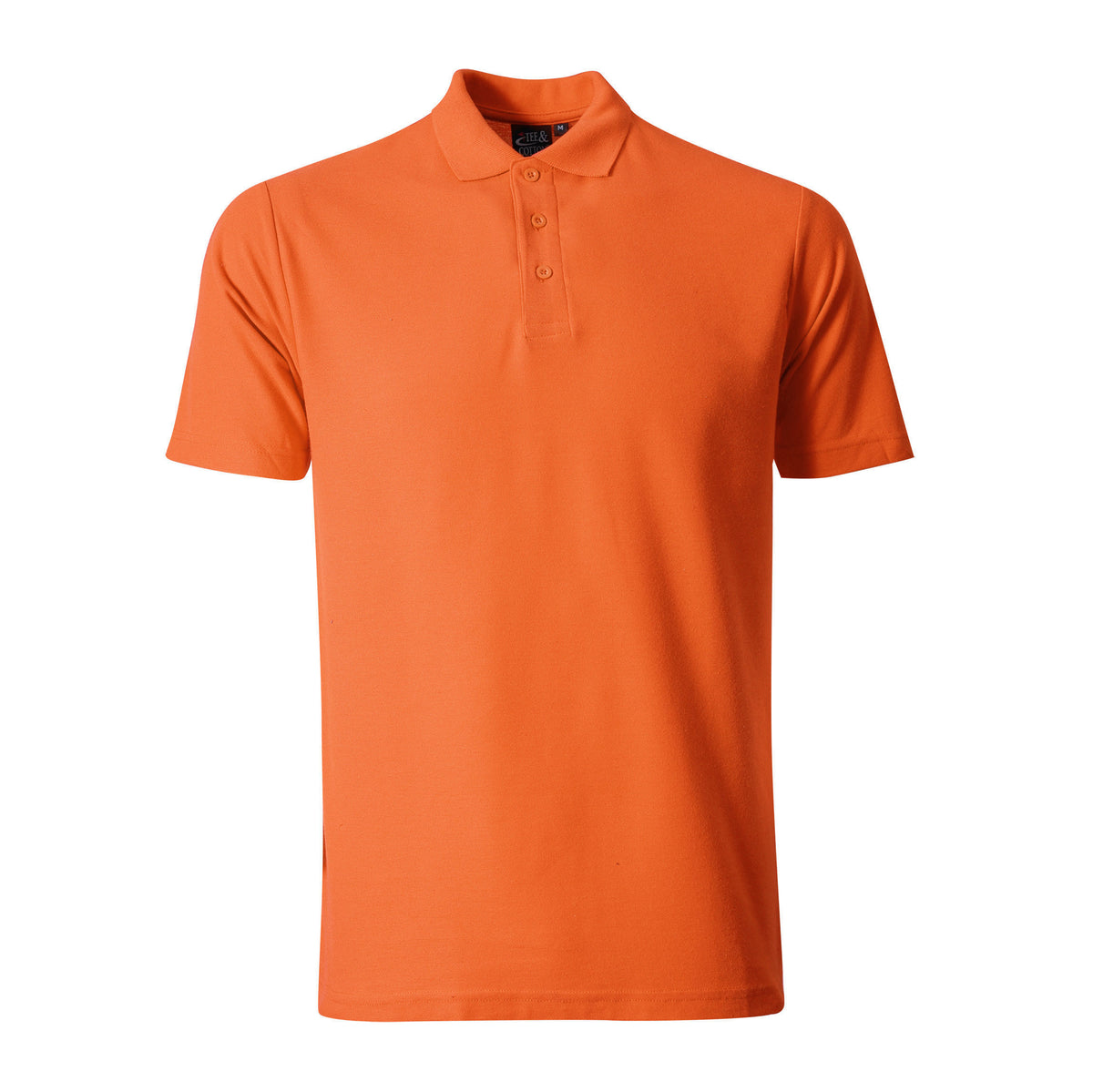 175gsm Classic Pique Knit Polo - Orange - End Of Range