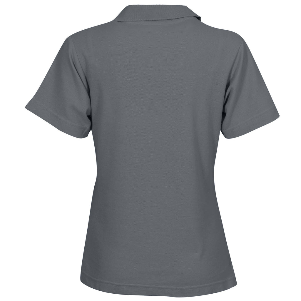 175gsm Ladies’ Classic Pique Knit Polo - Hot Pink - While Stocks Last