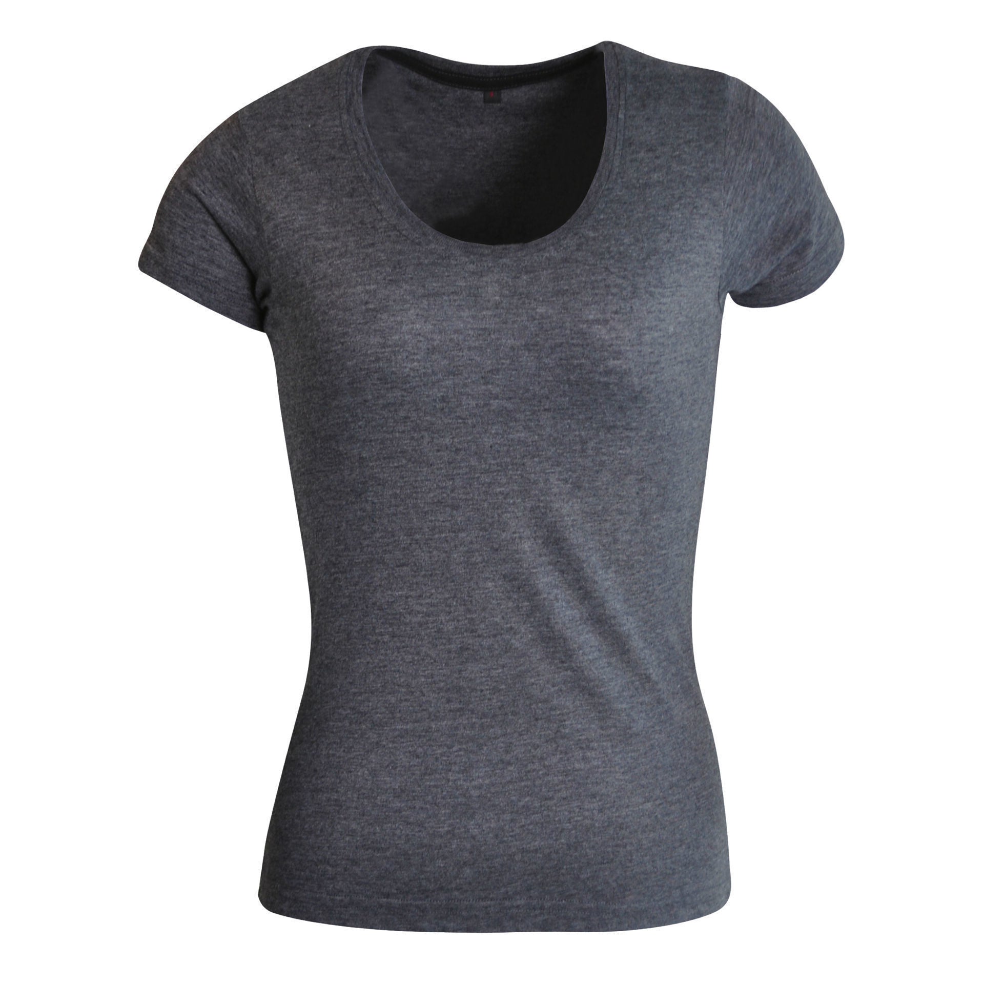 Ladies 150g Fashion Fit T-Shirt - Graphite Melange - End Of Range