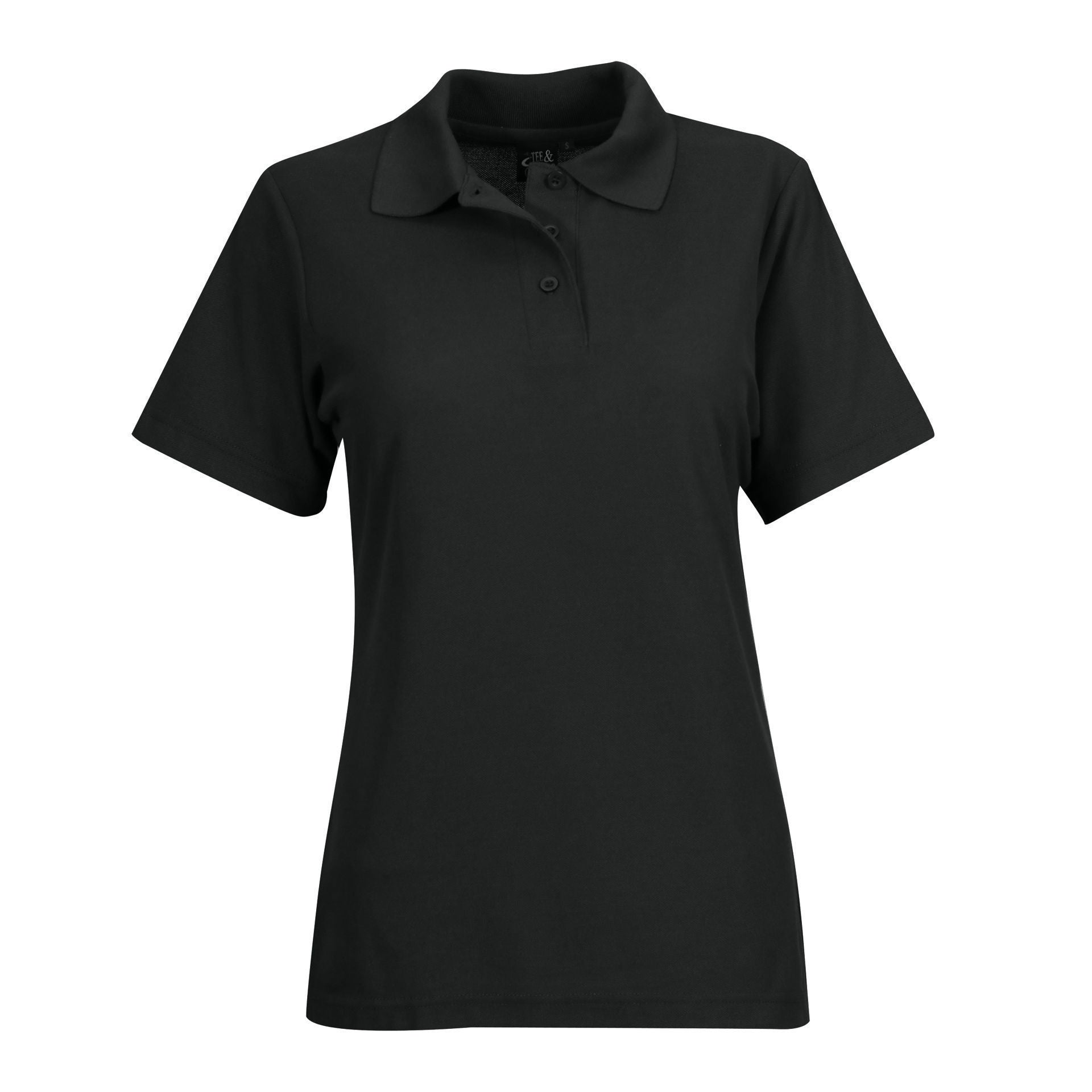 175g Ladies Classic Pique Knit Polo  - Green & Gold Friday