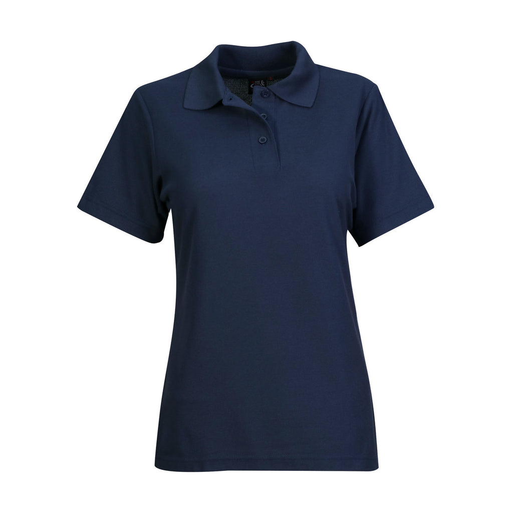 175g Ladies Classic Pique Knit Polo  - Green & Gold Friday