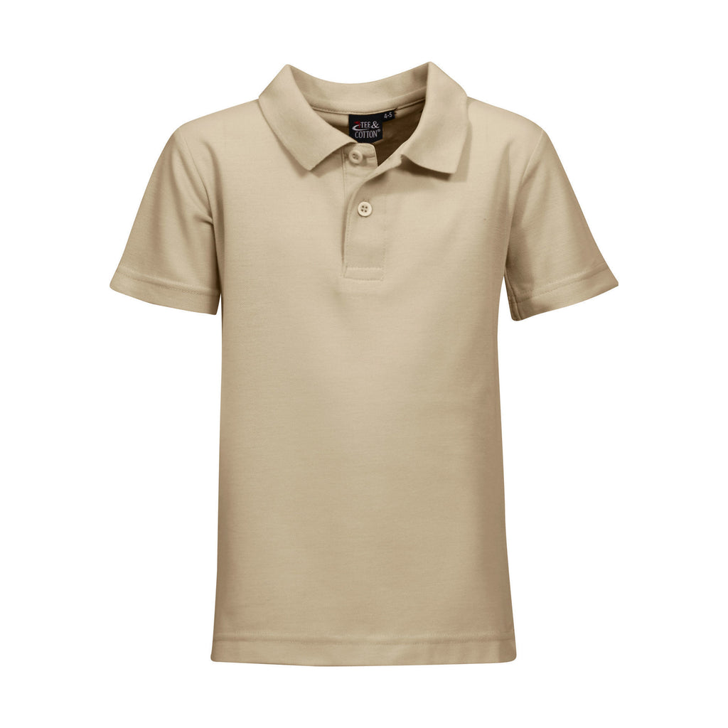 175g Youth Classic Pique Knit Polo - - Green & Gold Friday