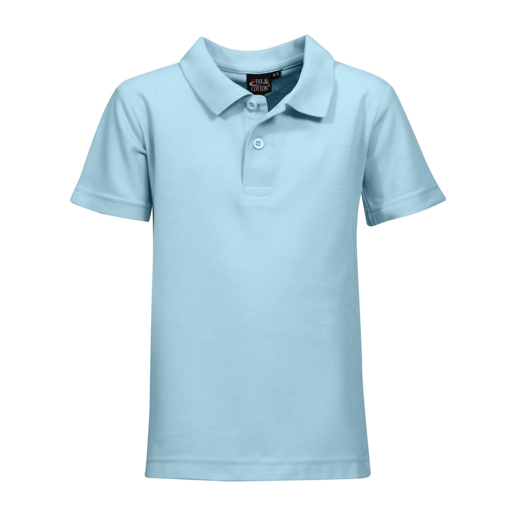 175g Youth Classic Pique Knit Polo - - Green & Gold Friday