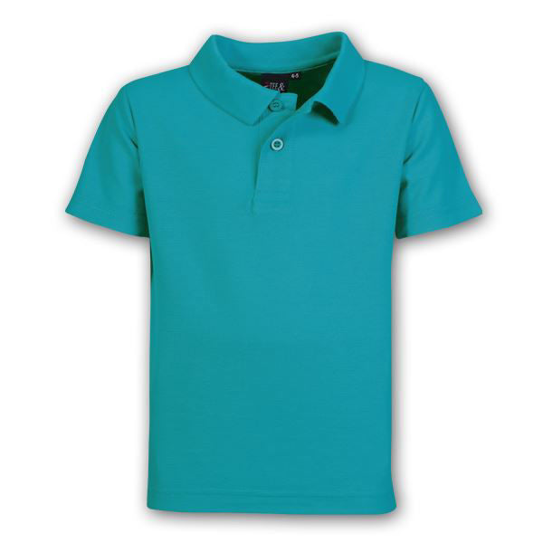 175g Youth Classic Pique Knit Polo - - Green & Gold Friday