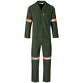 Acid Resistant Polycotton Conti Suit - Reflective Arm, Legs & Back - Orange Tape