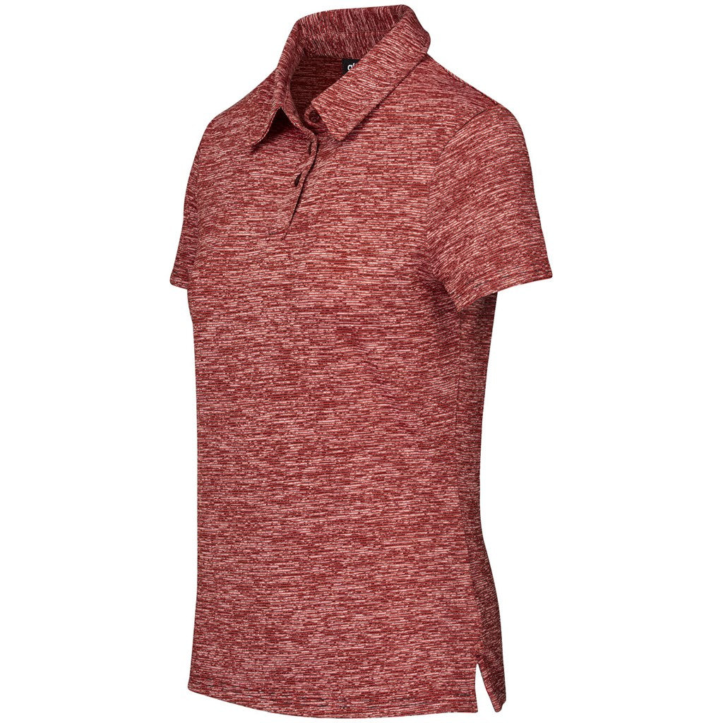 Ladies Echo Golf Shirt - Red