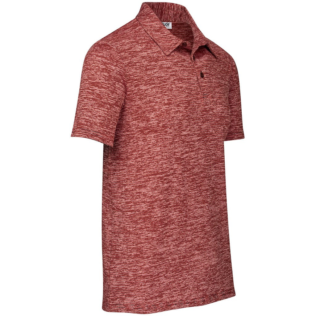 Mens Echo Golf Shirt - Red