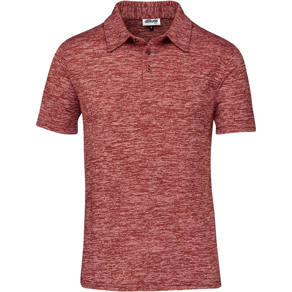 Mens Echo Golf Shirt - Red