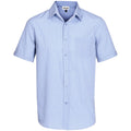 Mens Short Sleeve Northampton Shirt - Sky Blue