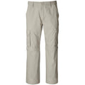 Mens Cargo Zip Off Pants - Stone