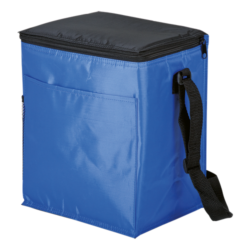 12 Can Cooler with 2 Exterior Pockets 70D PEVA Lining