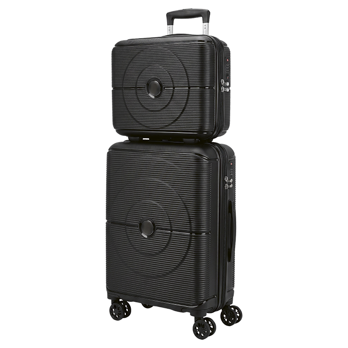 Barron Wave Hardshell Cabin Trolley With Gift