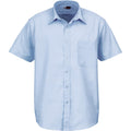 Mens Short Sleeve Washington Shirt - Blue