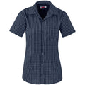 Ladies Short Sleeve Aston Shirt - Navy