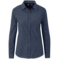 Ladies Long Sleeve Aston Shirt - Navy