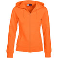 Ladies Bravo Hooded Sweater - Orange