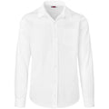 Mens Long Sleeve Milano Shirt - White