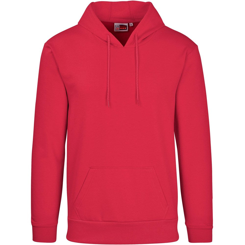 Mens Omega Hooded Sweater - Red