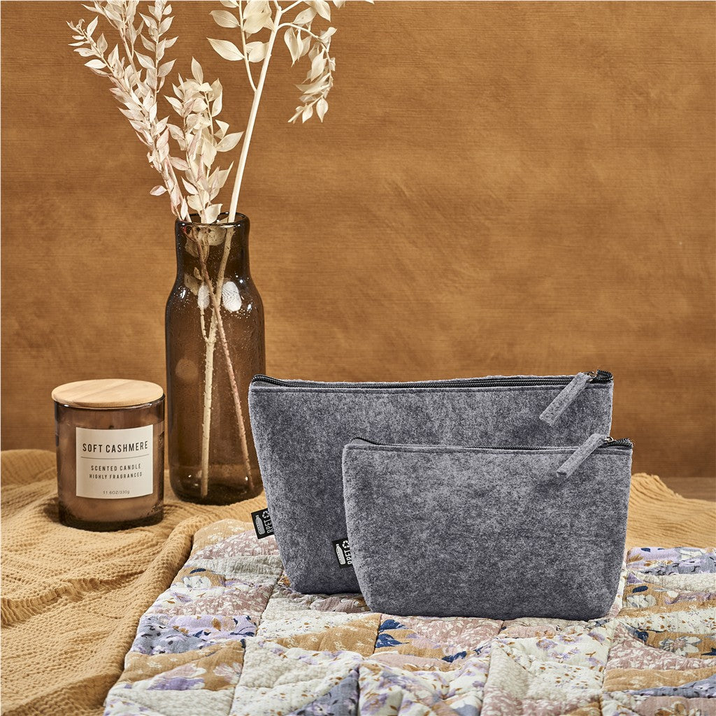 Okiyo Kesho Recycled PET Felt Accessory Bag