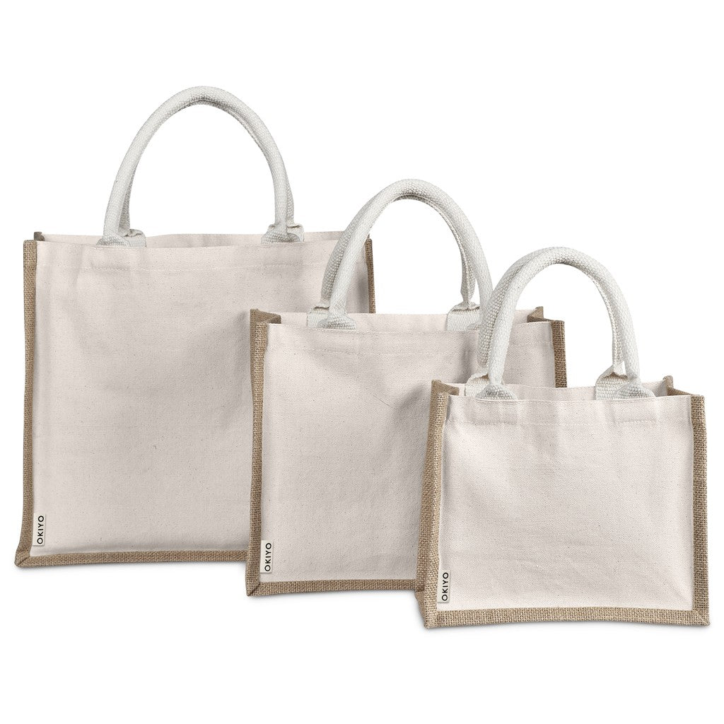 Okiyo Chinsai Mini Jute & Cotton Gift Bag