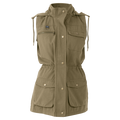 Heritage Sleeveless Utility Jacket Ladies