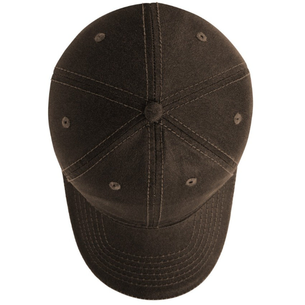 Washed Oil Skin 6P Cap