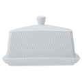 White Basics Diamonds Butter Dish