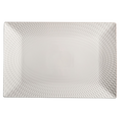 White Basics Diamonds Rectangular Platter
