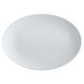 White Basics Oval Plate