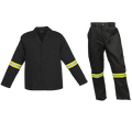 Barron Budget Poly Cotton Conti Suit with Reflective